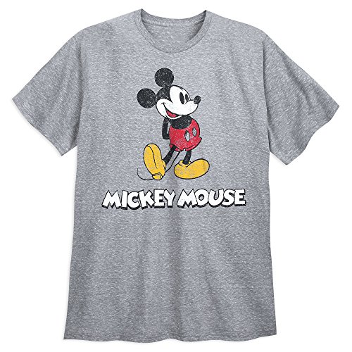 Disney Mickey Mouse Classic T-Shirt for Men - Gray Gray