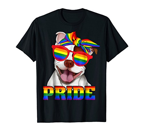 PIT BULL PRIDE- gay pride shirt 2018 T-shirt for men women