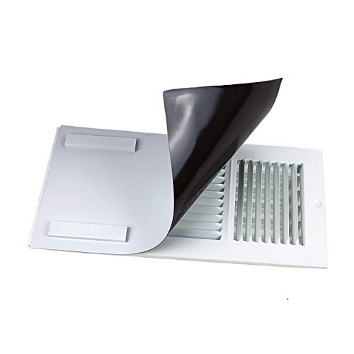 Strong Magnetic Vent Covers for Ceiling and Wall Vents – 2 Pack 8”x15” Includes 8 Additional Magnets for Guaranteed Holding Strength Can Be Cut Down to Smaller Sizes (Not for Aluminum/Plastic Vents)