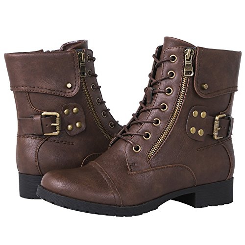GLOBALWIN Women's 1822 Brown Fashion Boots 7.5M