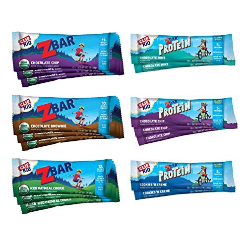 Book Cover Clif Kid - Organic Granola Bars â€“ Variety Pack - Organic - Non-GMO - Lunch Box Snacks (1.27 Ounce Energy Bars, 16 Count) Assortment May Vary