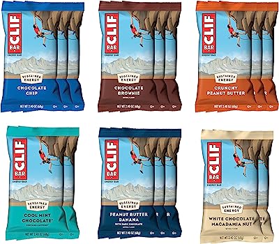 Book Cover CLIF BARS - Energy Bars - Best Sellers Variety Pack- Made with Organic Oats - Plant Based - Vegetarian Food- Care Package - Kosher (2.4 Ounce Protein Bars, 16 Count) Packaging & Assortment May Vary