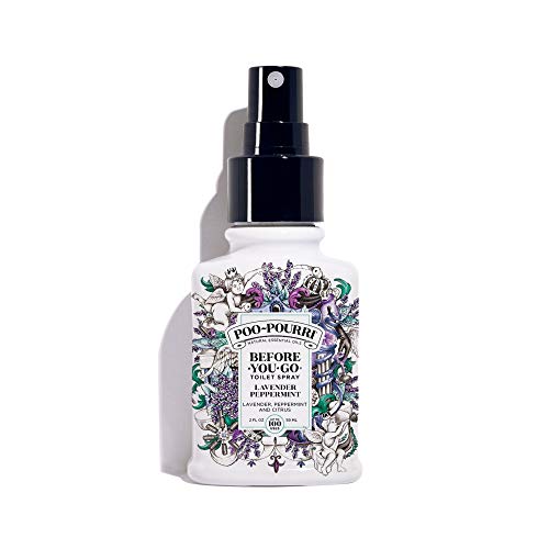 Book Cover Poo-Pourri Before-You-Go Toilet Spray, Lavender Peppermint Scent, 2 oz