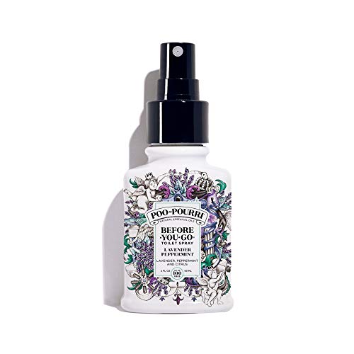 Poo-Pourri Before-You-Go Toilet Spray, Lavender Peppermint Scent, 2 oz