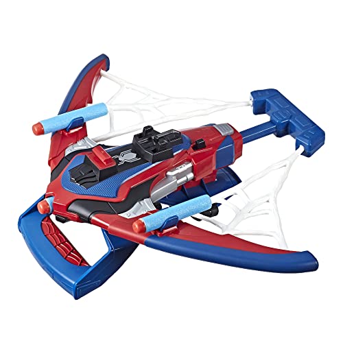 Spider-Man Web Shots Spiderbolt Nerf Powered Blaster Toy for Kids Ages 5 & Up includes blaster, 3 darts, and instructions