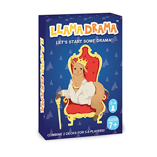 Book Cover Llama Drama Card Game (1 Pack Original) Waterproof & Tear-Proof - Easy to Learn Fun to Play