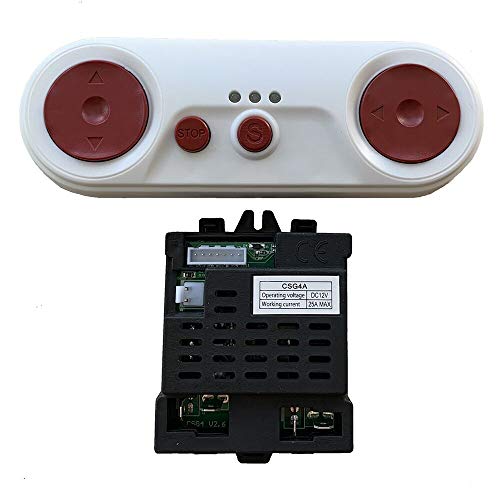 jiaruixin CSG4A 12V Receiver Match 2.4G Bluetooth Remote Control, Accessories Receive Controller Signal Install Children Electric Ride on Toys Kids Car Replacement Parts