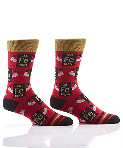 Yo Sox Animal Inspired - Funky Men's Crew Socks for Dress or Casual Wear Size 7-12 for Dress or Casual Wear Size 7-12 (Men's 7-12, Multicolored)