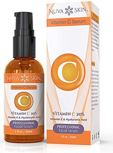 Book Cover Vitamin C Serum for Face and Eyes w/Hyaluronic Acid & Liquid Vitamin E - Antioxidant Moisturizer for Acne