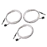 FYSETC 3D Printer Ender 3 Thermistor - Ender-3 V2 Neo Hotend Part: HT-NTC100K 3950 Temperature Sensor Cable 1M/39.3inch XH2.54 2Pin Compatible Ender 5 Pro CR6 CR10 A8 MakerPro Extruder (Pack of 3)