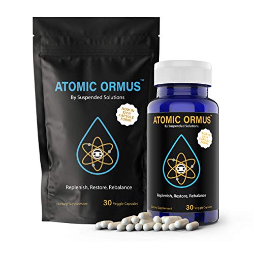 Book Cover Suspended Solutions - Atomic ORMUS - Capsules - MONATOMIC Gold Capsules - 100% Pure ORMUS Powder - 100% Vegan - ormus Gold, monatomic Gold,(30 Capsules)