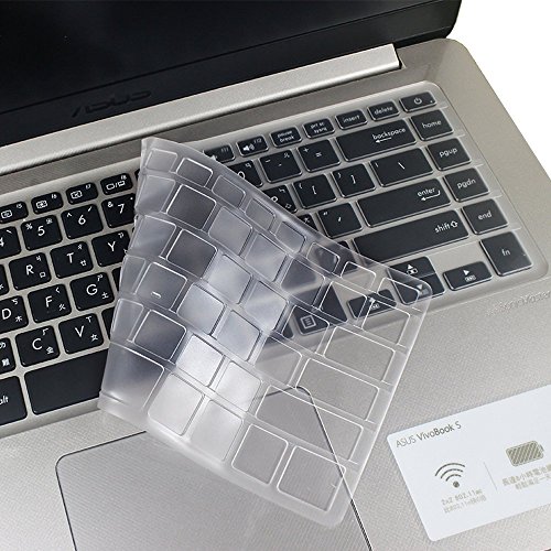 VFENG Keyboard Protector, Premium Ultra Clear Keyboard Cover Skin for 15.6" ASUS VivoBook S/Pro,S510UA, S510UQ-EB76, K505, FU510UA
