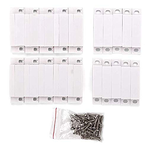 Gufastore 10pcs Surface Mount Alarm 10W 100V 0.5A in Max Magnetic Contact Ideal for Door Window Security