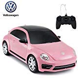 Radio Remote Control 1/24 Scale Volkswagen Beetle Licensed RC Model Car (Pink)