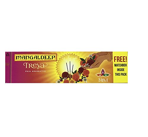 Mangaldeep Treya Puja Agarbatti 84 Sticks Pack - from India