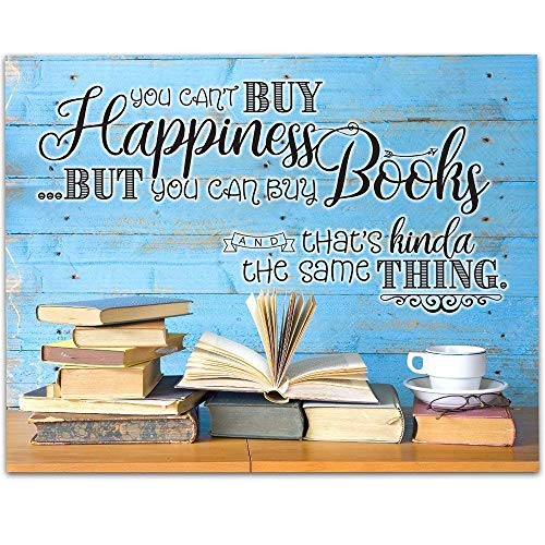You Can Buy Books - 11x14 Unframed Art Print - Great Gift and Decor for Classroom, Library, Student and Home Under $15
