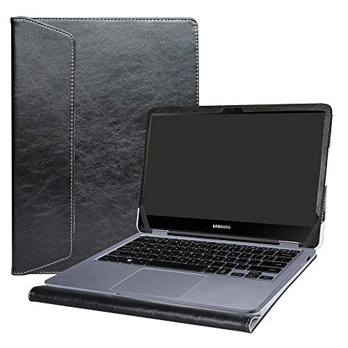 Alapmk Protective Case Cover for 13.3" Samsung Notebook 7 Spin 13 NP730QAA NP730QAA-K01US Series Laptop(Note:Only fit 2018 Version,Not fit NP740U3L),Black
