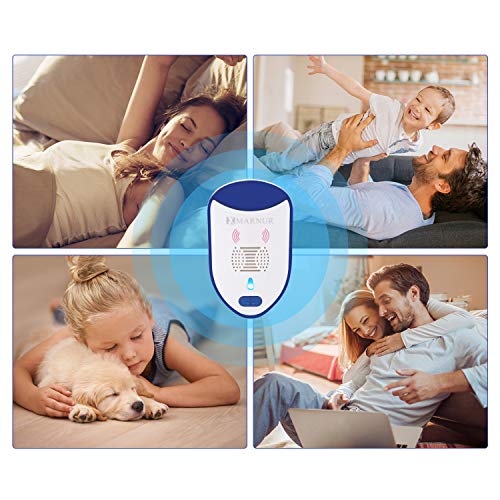 MARNUR Ultrasonic Plug in Device - Electronic Portable with Night Light (6pcs for a Pack)