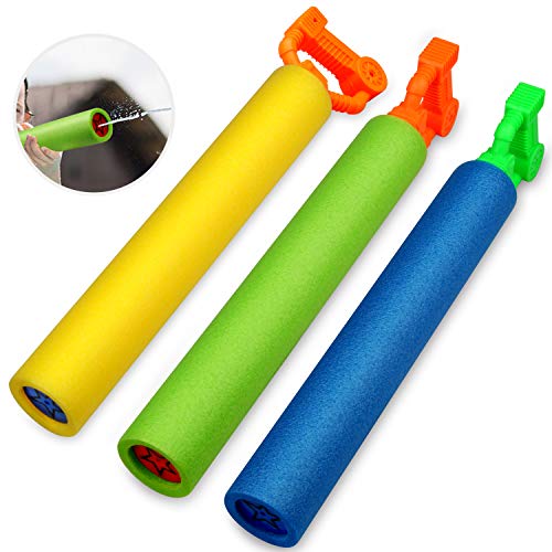 Book Cover Betheaces Water Guns Toys for Kids, 3Pack Foam Water Blaster Shooter Summer Fun Outdoor Swimming Pool Games Toys for Boys Girls Adults