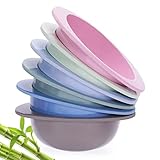 6pcs Bamboo Kids Bowls for Baby Feeding, Toddler Snack Bowls, Tableware for Baby Toddler Kids Bamboo Toddler Dishes & Dinnerware Sets