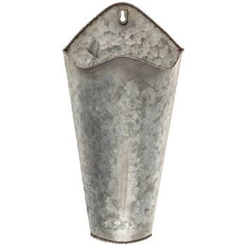 Galvanize Your Home® Metal Wall Planter Farmhouse Decor with mounting Hardware