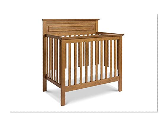 DaVinci Autumn 2-in-1 Mini Crib and Twin Bed with Mattress Pad, Chestnut