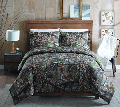 Realtree - CS11291FLGCRT Edge Full Comforter Set, Tan