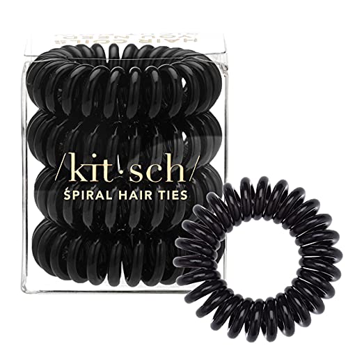 Kitsch 4 Piece Hair Coil Set (Black)