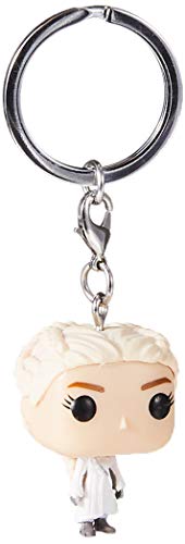 Funko Pop Keychain: Game of Thrones - Daenerys (White Coat) Collectible Figure, Multicolor
