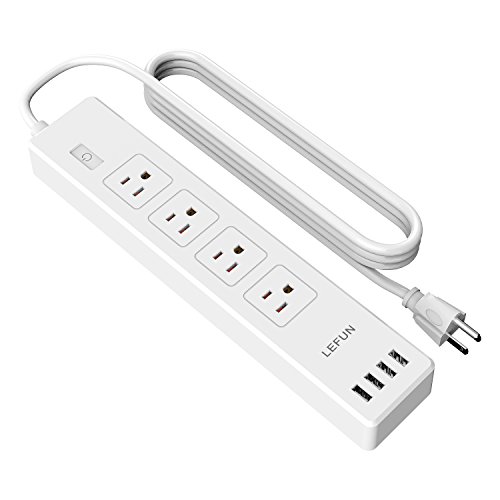 Smart Power Strip, LeFun Multiple Outlets Smart Plug WiFi Surge Protector USB Power Cord with Schedule Function App Remote Control, Works with Alexa, Google Home and IFTTT