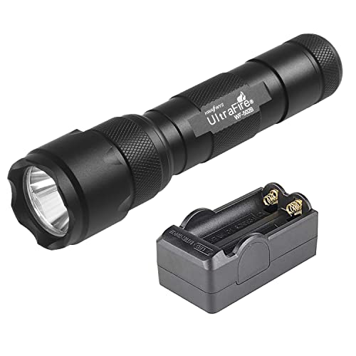 UltraFire Single Mode Handheld Flashlight WF-502B, XP-E V6 LED, Super Power 1000 Lumens hwawys led Flashlights Small Pocket Torch