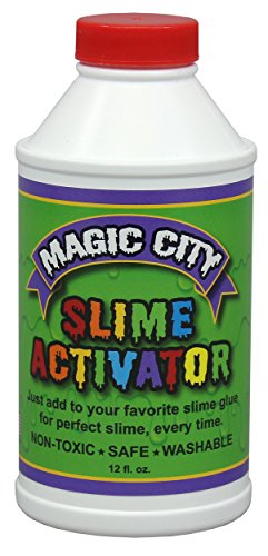Book Cover Magic City Slime Activator - Non Toxic, Just Add to Your Favorite Slime Glue for Great Slime Every Time, Made in USA (12 Ounces)