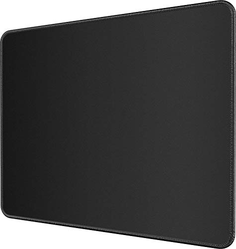 MROCO Large Gaming Mouse Pad Pack with Stitched Edges, Non-Slip Rubber Base, Premium-Textured, Waterproof Mousepad Bulk Mouse Mat Mouse Pads for Gamer, Computer & PC, 12.6 x 10.8 x 0.12 inches, Black