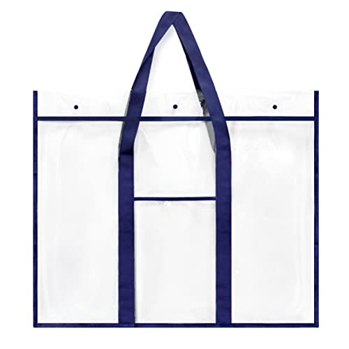 Bulletin Board Poster Art PVC Storage Pocket Chart with Accessories’ Pocket (30.5" x 24.8")