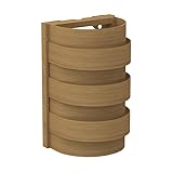 Cedar Sauna Light Shade 7.5" x 10.25" | Natural Wood Frame & Soft Light Diffusion | For Vapor Proof Wall Lights in Steam Rooms