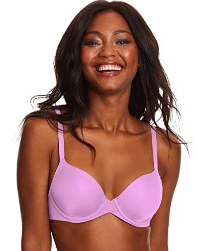 Maidenform One Fab Fit Underwire Bra, Push-Up T-Shirt Bra, Modern Demi Bra, Lightly Padded Bra with Convertible Straps