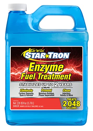 Star Tron Enzyme Fuel Treatment Concentrate - Rejuvenate & Stabilize Old Gasoline, Cure Ethanol Problems, Improve MPG, Reduce Emissions, Increase Horsepower