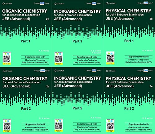 Cengage Chemistry Set Of 6 Books 2019 Paperback, B. M. Sharma (Organic Chemistry 1 & 2, Inorganic Chemistry 1 & 2, Physical Chemistry 1 & 2 )