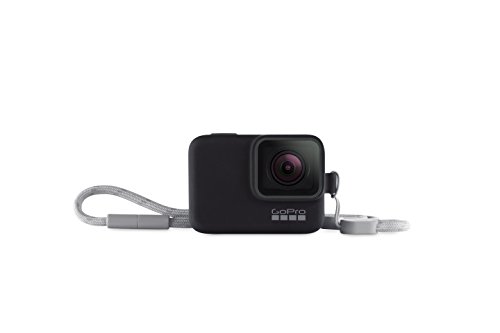 GoPro Sleeve + Lanyard in Blackout (HERO7 Black/HERO7 Silver/HERO7 White/HERO6 Black/HERO5 Black) - Official GoPro Accessory