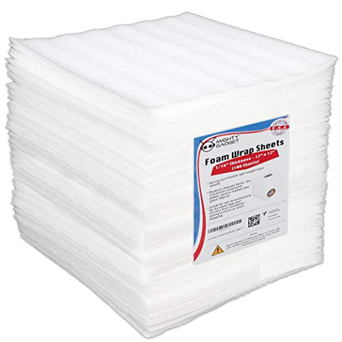 Book Cover 100 Pack Cushioning Foam Sheets Mighty Gadget (R) 12