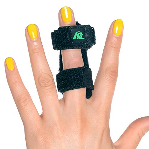 KANGDA Trigger Finger Splint for Mallet Thumb Index Middle Ring Pinkie Finger Medical Brace Fracture Wound Extension Arthritis Knuckle Joint Pain Relief Adjustable Universal