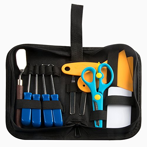 COCODE 12 Pieces Craft Vinyl Weeding Tools Stainless Steel Precision Craft Basic Set Craft Vinyl Tools for HTV, Lettering, ORACAL, Siser, Silhouette and Cameo