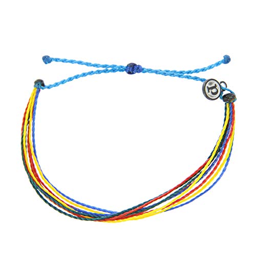 Pura Vida Jewelry Bracelets - 100% Waterproof and Handmade w/Coated Charm, Adjustable Band