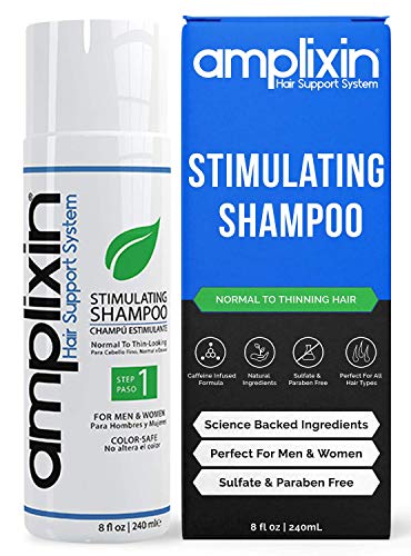 Amplixin Stimulating Shampoo - Healthy Hair Growth & Hair Loss Prevention Treatment For Men & Women With Thinning Hair - Sulfate-Free Dht Blocking Formula, 8Oz