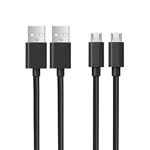 Book Cover Kindle Fire Charger Cord Micro USB Replacement Extra Long Compatible for Amazon Fire Tablet HD HDX, Fire HD 7 8 10 and Kids Edition(Fire 1st-8th Generation), Kindle E-Readers,2Pack 6FT Charging Cable
