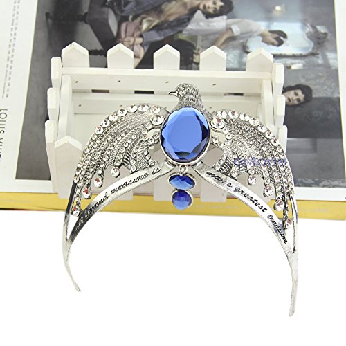 Book Cover Thobu New Ravenclaw Lost Diadem Tiara Crystal Crown Horcrux Harry Potter Cosplay Prop