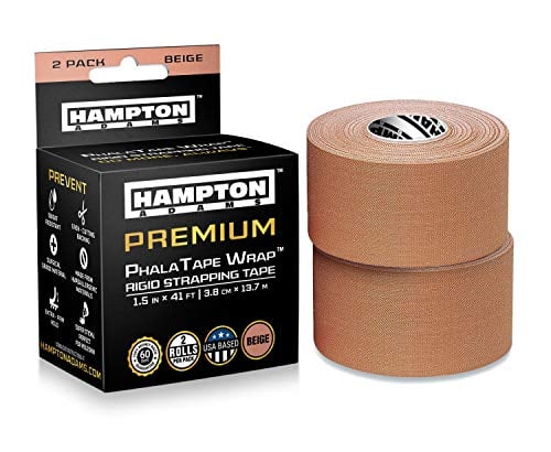 Book Cover Hampton Adams (2 Pack) Strapping Tape - for Blister Prevention & Knee or Feet Taping for Backpacking Walking Running Hiking Trail Climbing in Shoes or Socks