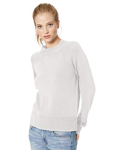 Amazon Brand - Daily Ritual Women's 100% Cotton Mock-Neck Sweater