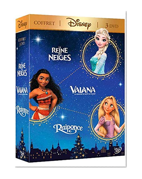 Vaiana, la légende du bout du monde + Raiponce + La Reine des neiges