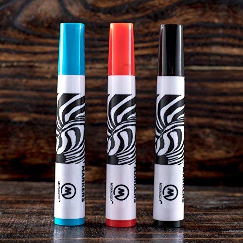 Dry Erase Markers Whiteboard Marker Pens Set Fine Point for Kids School Erasable Pen Tip White Board Eraser Calendar Erasers Children and Office Supplies Black Red Blue Neon Green Purple Colors